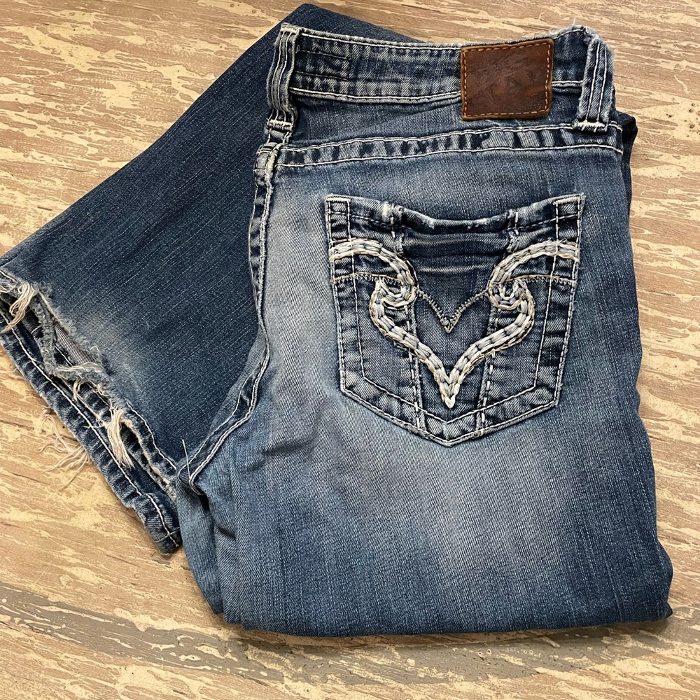 Big Star Faded Blue Boot Cut Jeans